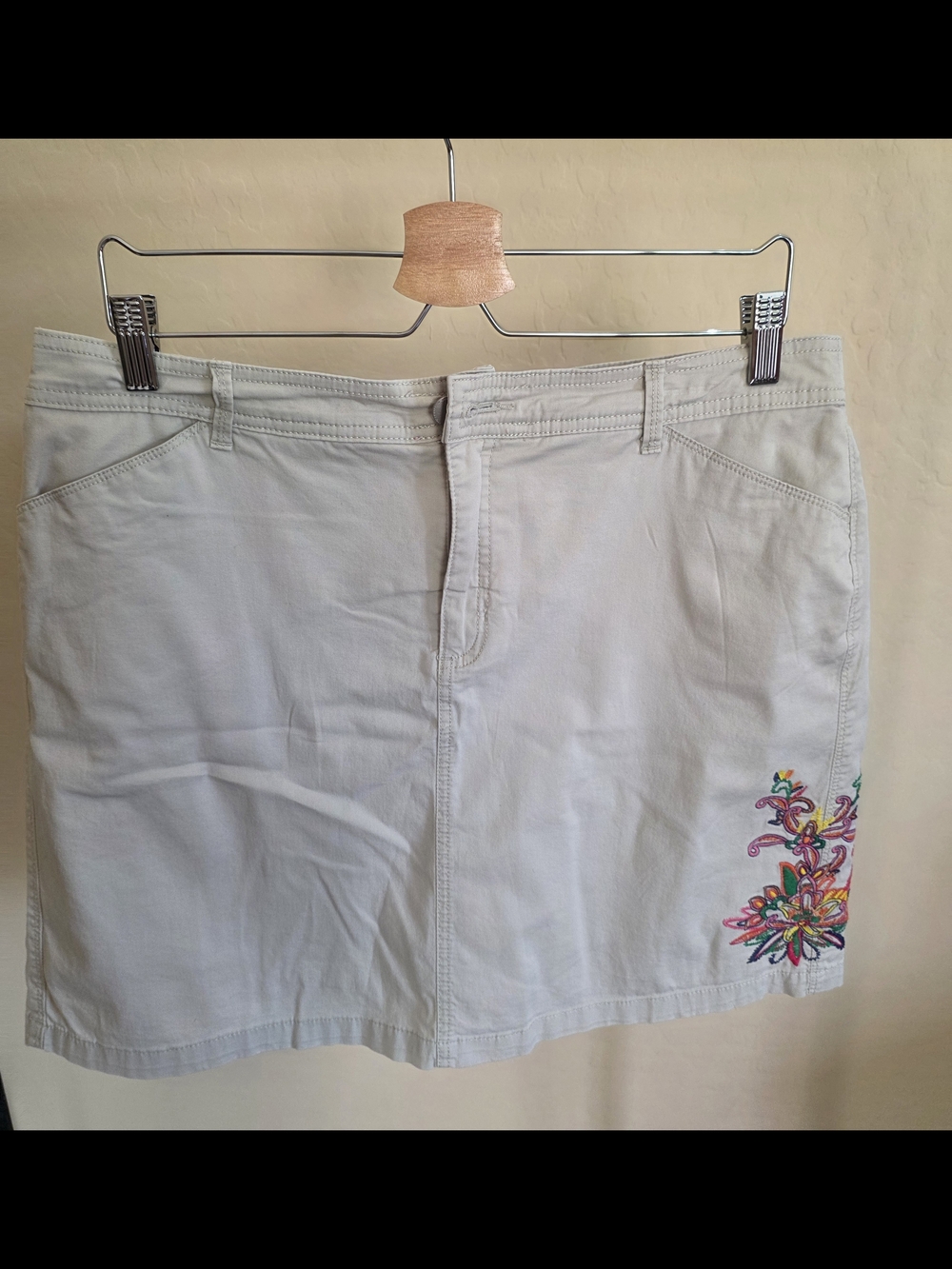 croft & barrow Khaki Classic Fit Skort
